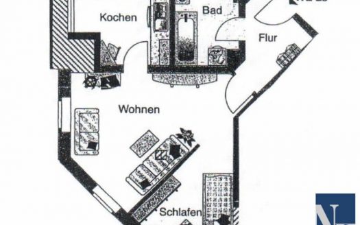gemütliche, bezahlbare DG Wohnung mit EBK optional
